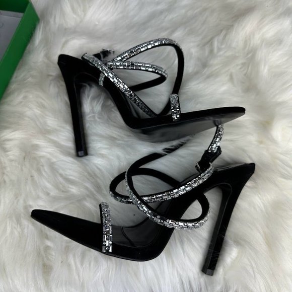 JLO Jennifer Lopez x REVOLVE Star Sandal in Black - Picture 5 of 8